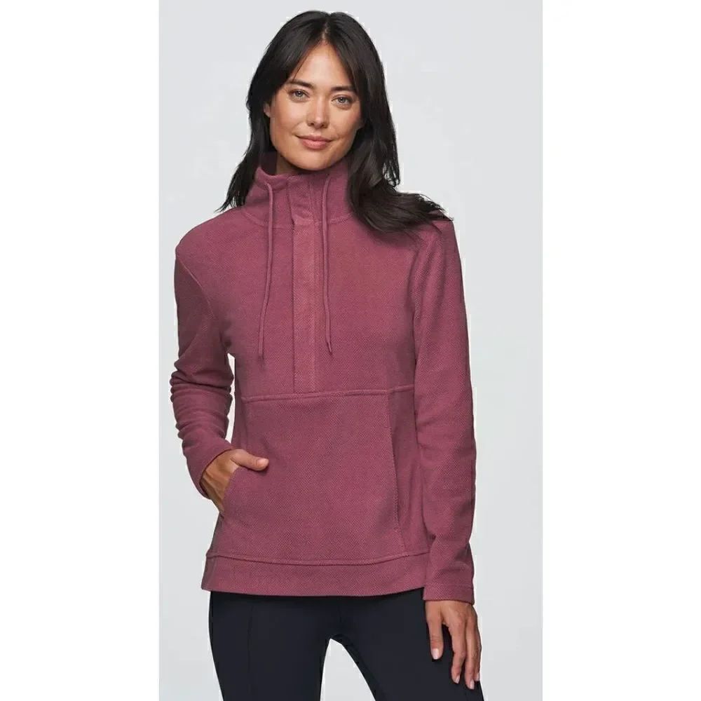 AVALANCHE OUTDOOR SUPPLY COMPANY DENALI TEXTURED FLEECE PULLOVER - WOMEN'S LARGE